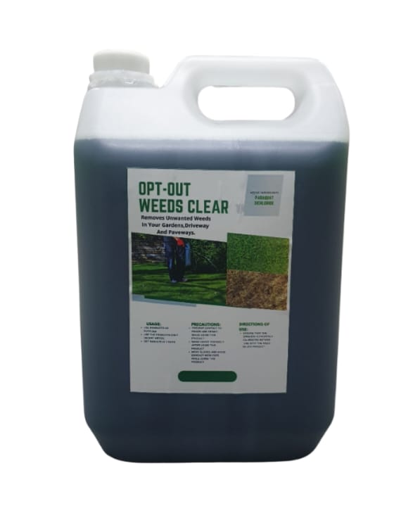 clearout herbicide NEW 5L WEED KILLER – OPT-OUT WEEDS CLEAR